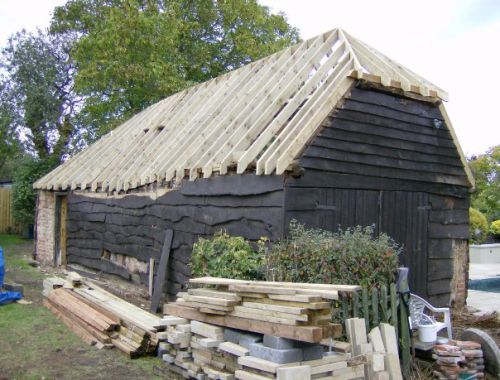 Barn restoration.